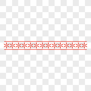 红色六角圣诞分割边框图片