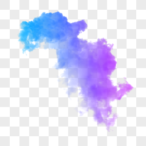 紫蓝色烟雾装饰光点高清图片