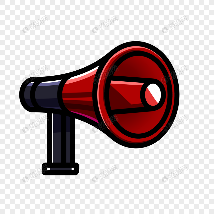 播报喇叭元素素材下载 正版素材 摄图网