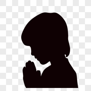 祈祷的孩子图片