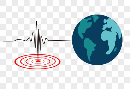 地震灾害图标高清图片