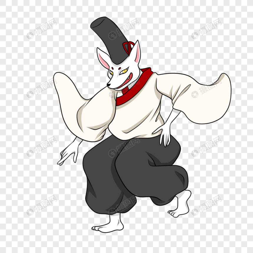 狐妖跳舞灵狐拜月狐头人精怪