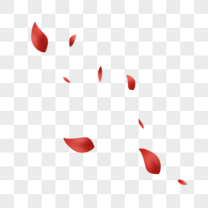 大红色花瓣图片