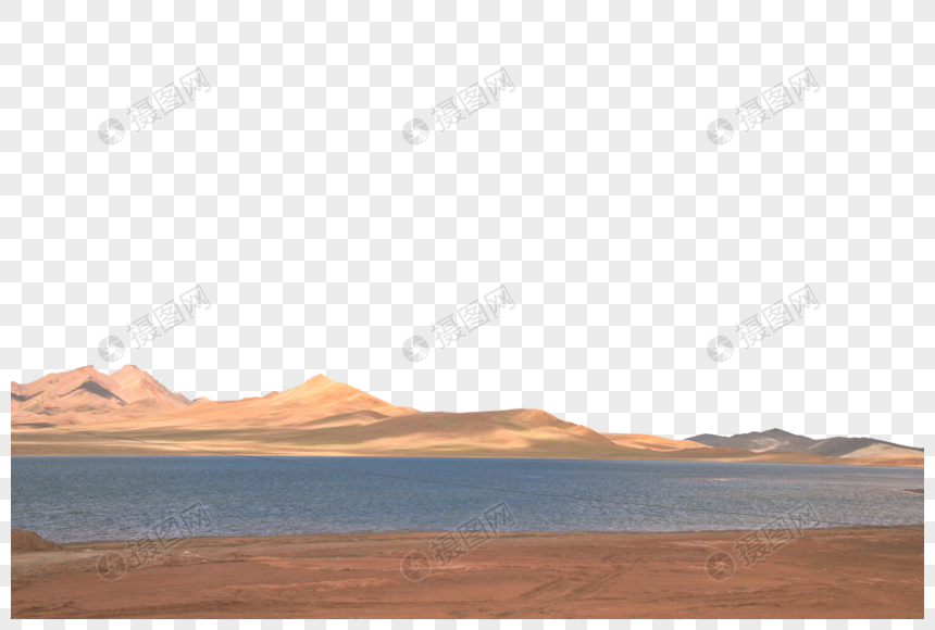 西藏阿里地区高原湖泊图片