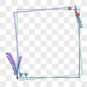 清新边框花纹图片
