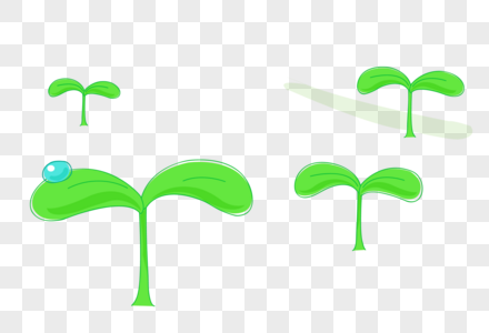 绿色植被png元素图片