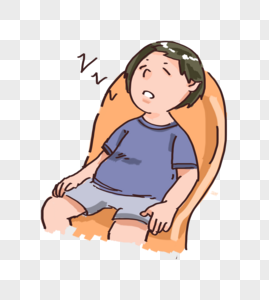 打瞌睡的人养神午休图片素材