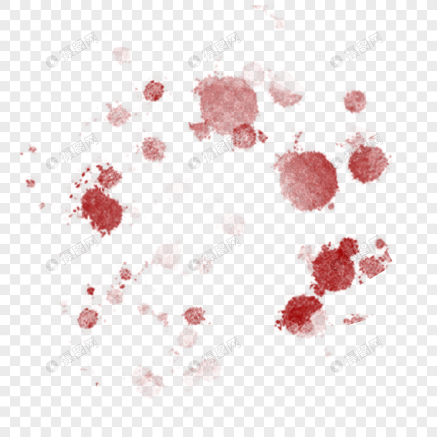喷溅的血迹图片