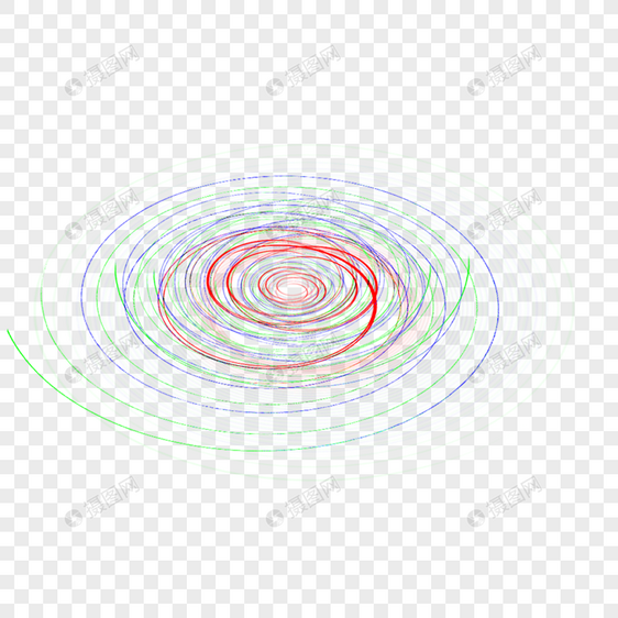 红色螺旋效果光效图片