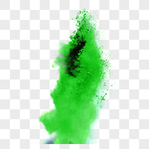 绿色烟雾效果元素图片