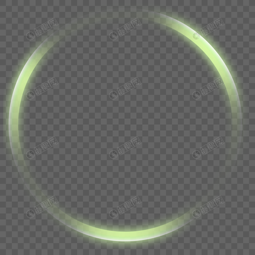 金色月光效果圆环图片