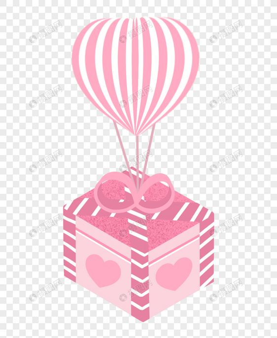 气球礼物图片