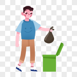 扔垃圾环境卫生素材高清图片
