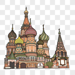 卡通圣彼得堡图片