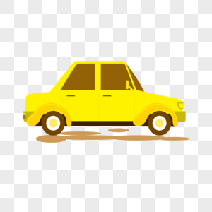 小汽车黄色小汽车高清图片