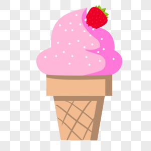 卡通手绘夏季冰淇淋美味清凉图片