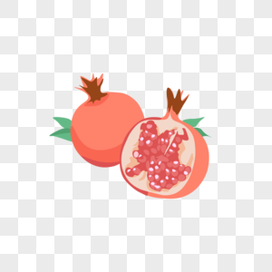 石榴芒果红水果高清图片