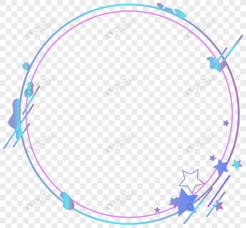 星空边框元素