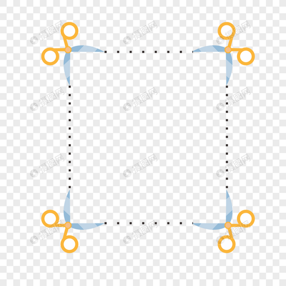 创意卡通边框矢量元素图片