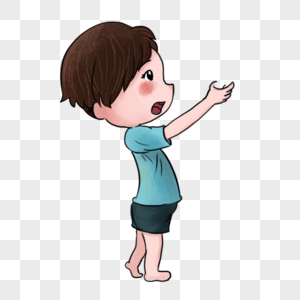 伸手人物素材图片