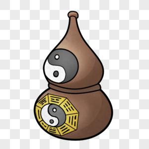 卡通酒葫芦图片素材