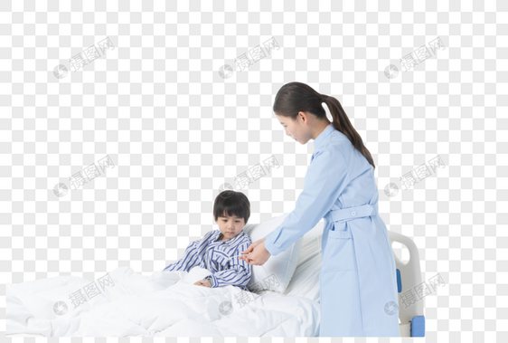 儿童住院查房图片