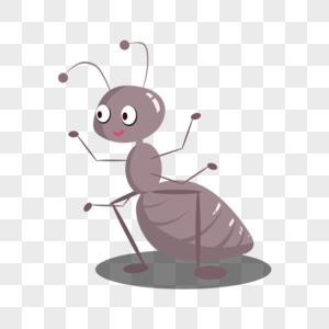 小蚂蚁手绘卡通蚂蚁高清图片