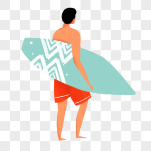 男孩冲浪冲浪海报高清图片