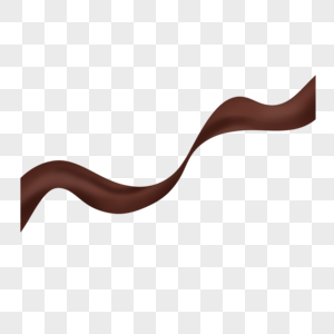 咖啡色丝绸褐色巧克力球高清图片