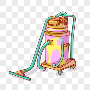 卡通吸尘器图片素材