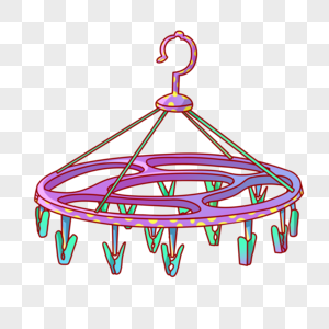 壁挂式晾衣架图片