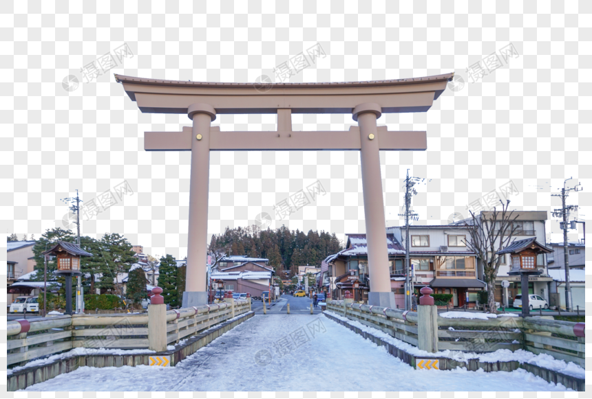 日本神社鸟居元素素材下载 正版素材 摄图网