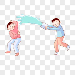 藏族文化习俗泼水节素材