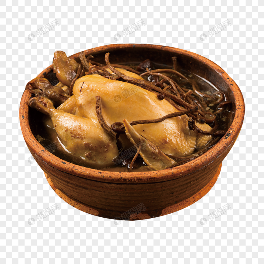 茶树菇鸡汤图片