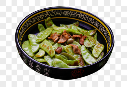 四季豆炒肉图片