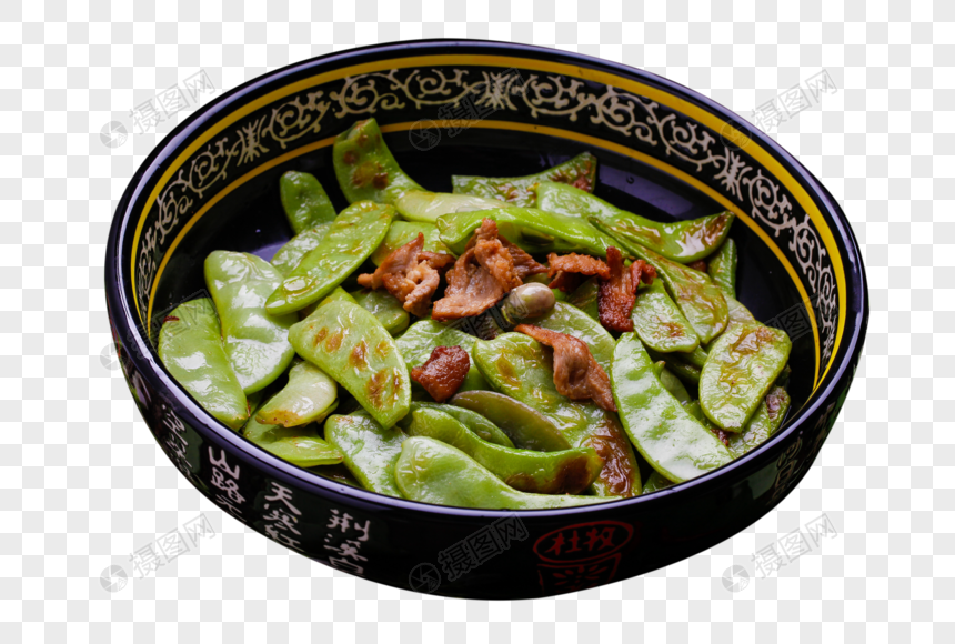 四季豆炒肉图片