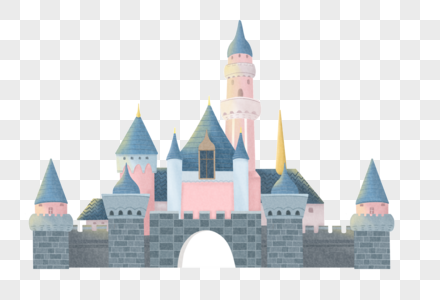 卡通城堡建筑图片