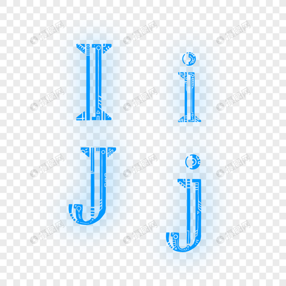 字母IiJj图片