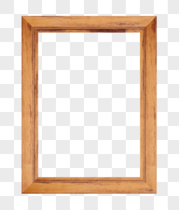 木质相框UI相框高清图片