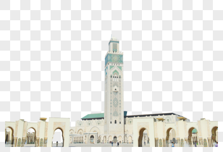 摩洛哥卡萨布兰卡的哈桑二世清真寺图片