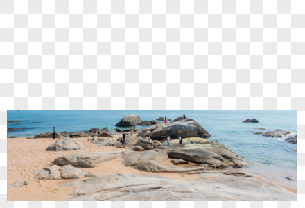 海南三亚天涯海角海滨风景图片