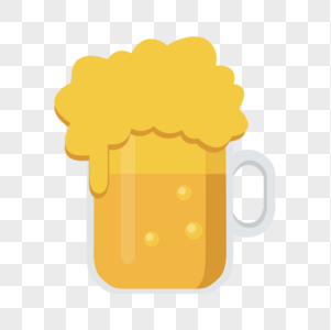 啤酒图标免抠矢量插画素材图片
