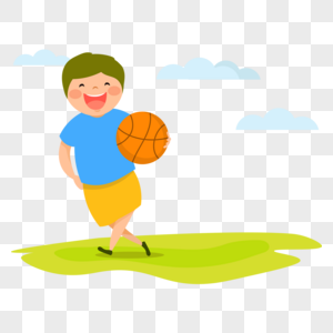 儿童打篮球图片