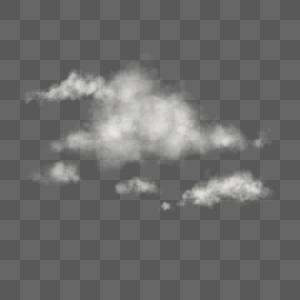 白色白云云朵图片