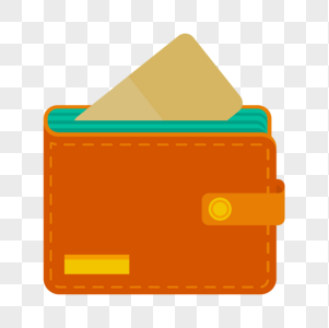 皮夹钱包图标免抠矢量插画素材图片