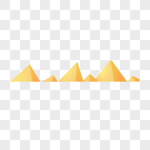 金色三角形三角形分割线高清图片