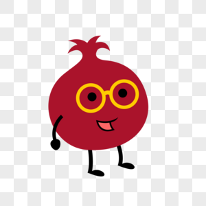 石榴表情图片素材