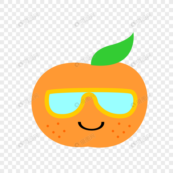 橙子表情图片