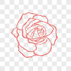 玫瑰花纹图案免扣高清图片