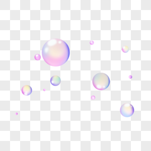 彩色泡泡彩色气泡水泡高清图片